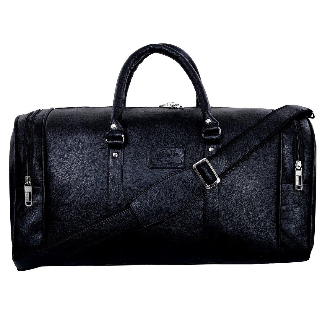 Luxurious Synthetic Leather Cabin Luggage Travel Duffel Bag