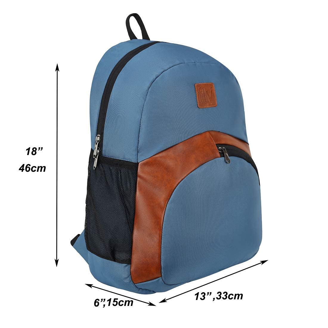 Fly Fashion Polyester Water Repellent Casual College Backpack for Laptop Bag up to 15.6 inch Men and Women