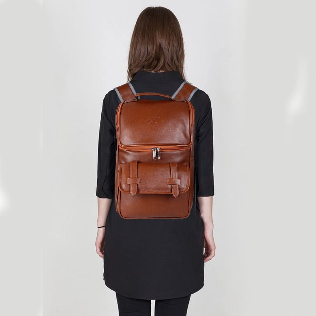 Premium Leatherette Unisex Backpack by Leather World