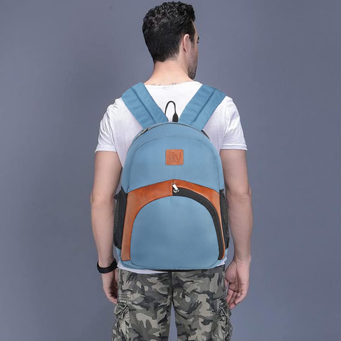 Fly Fashion Polyester Water Repellent Casual College Backpack for Laptop Bag up to 15.6 inch Men and Women