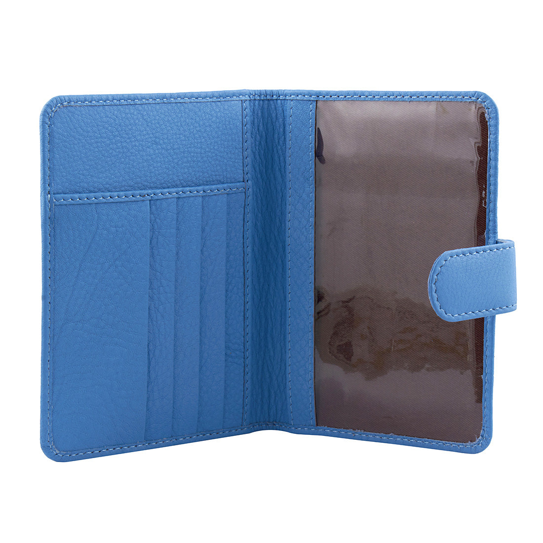 Genuine Gritty Leather Sky Blue Unisex Multi-Purpose Holder