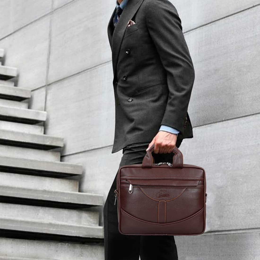 FS primum leather messenger bags for men & woman ,leather laptop bags men  professional laptop bags
